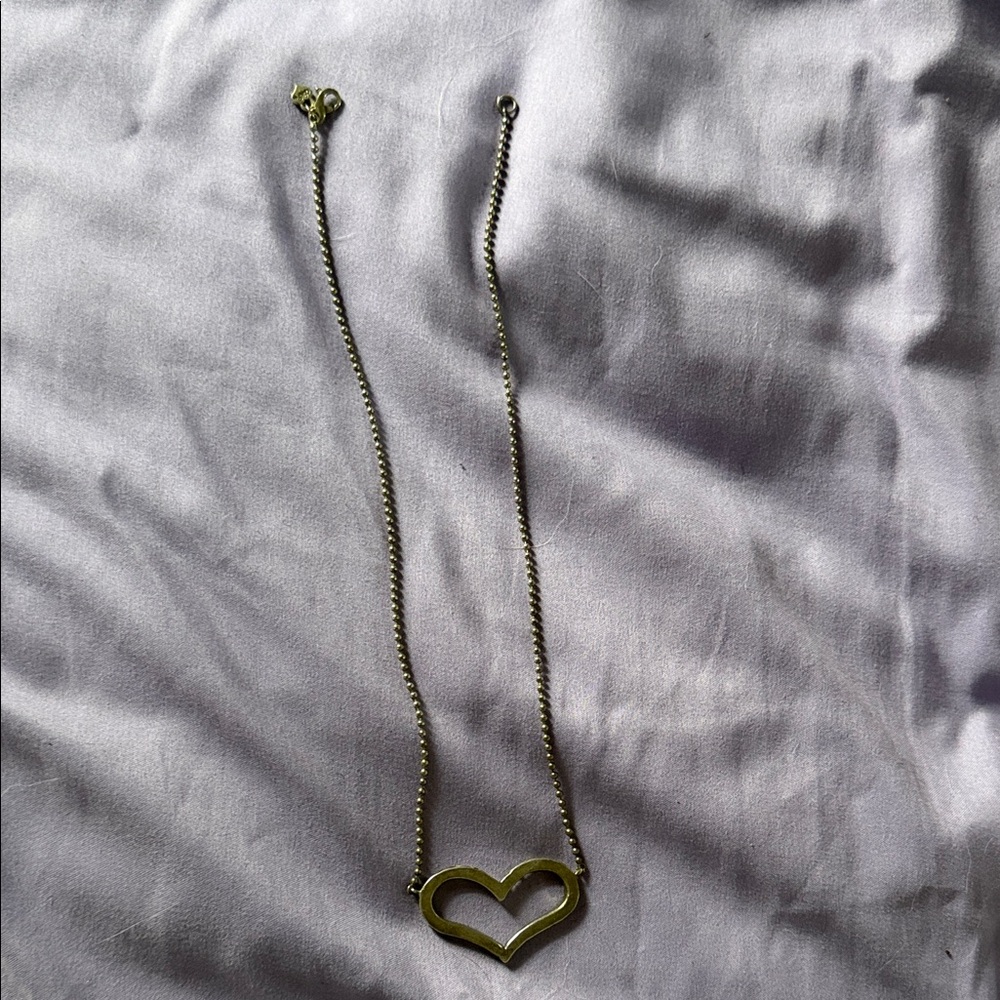 Elegant sterling silver Heart Necklace